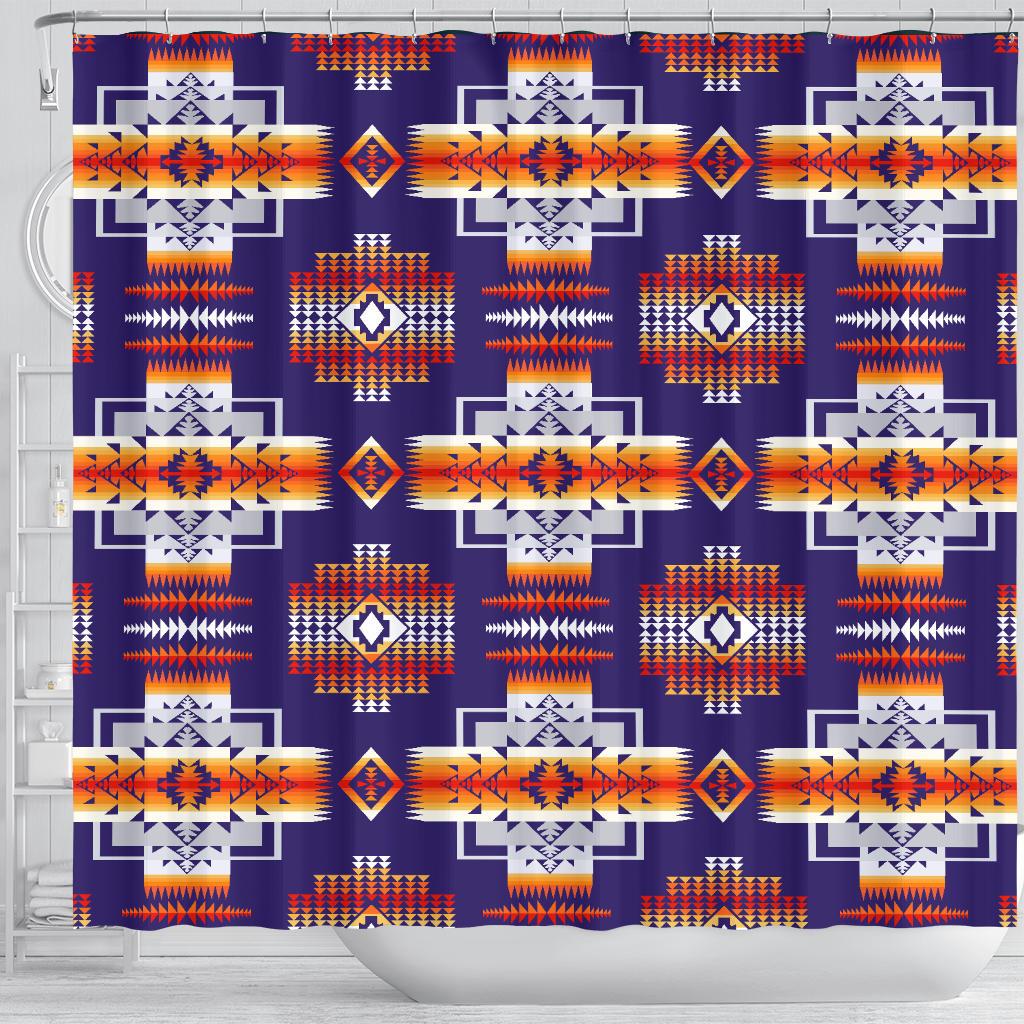 purple-tribe-native-american-shower-curtain