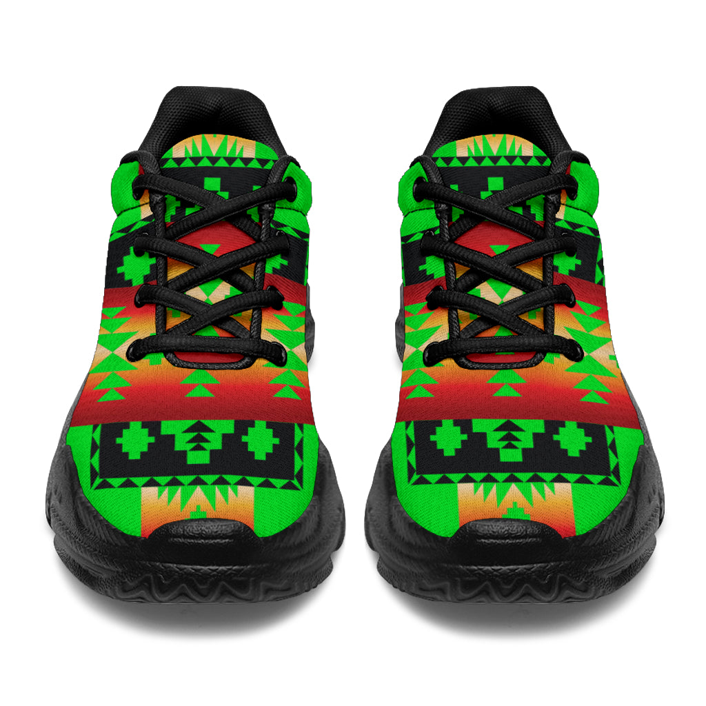 green-neon-native-tribes-native-american-chunky-sneakers