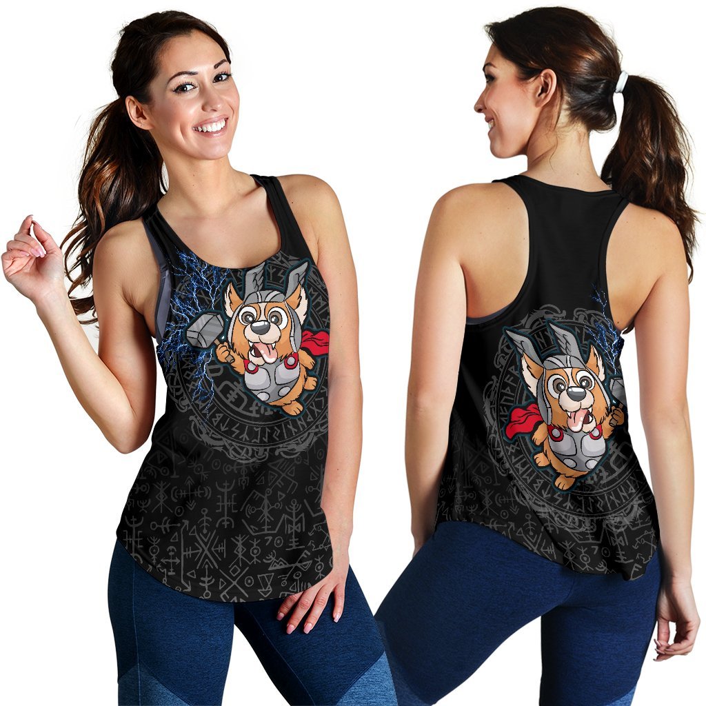 Viking Women's Racerback Tank - Thorgi RLT12 - Wonder Print Shop