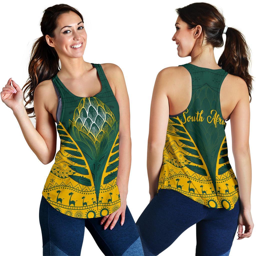 South Africa Proteas Women Racerback Tank - Wonder Print Shop
