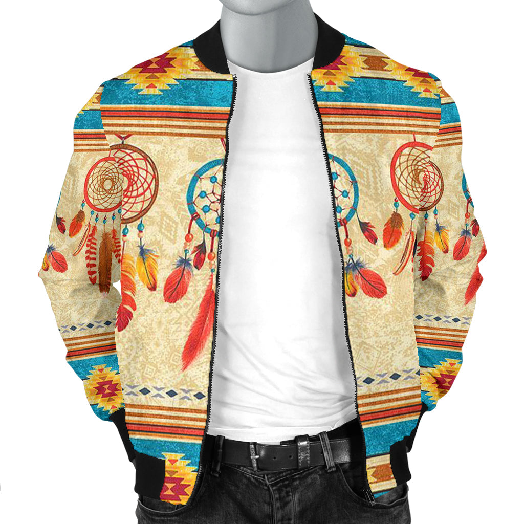 Feather Dream Catchers Men's Bomber Jacket LT10 - Wonder Print Shop