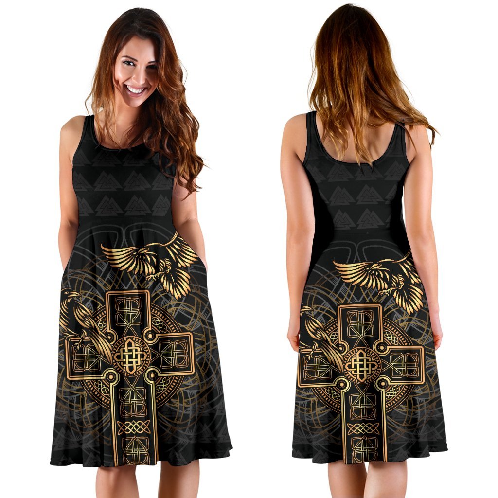 viking-womens-dress-odins-celtic-raven-tattoo
