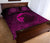 Viking Quilt Bed Set, Ethnic Odin Raven Pink RLT12 - Wonder Print Shop