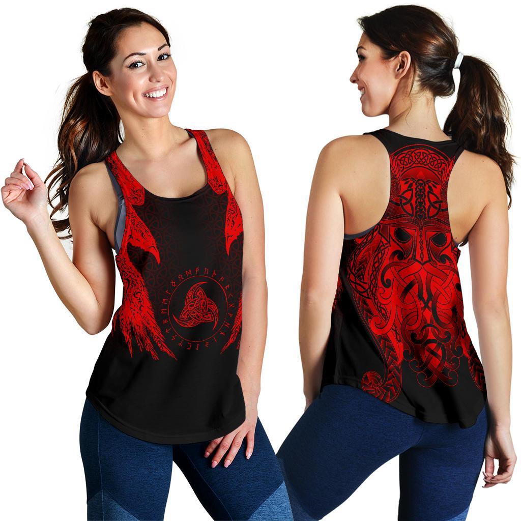 Viking Women's Racerback Tank Muninn RLT12 - Wonder Print Shop