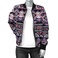 Ethnic Pattern Women's Bomber Jacket LT10 - Wonder Print Shop