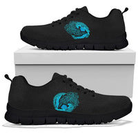 Viking Sneakers - Fenrir Wolf Cyan RLT12 - Wonder Print Shop