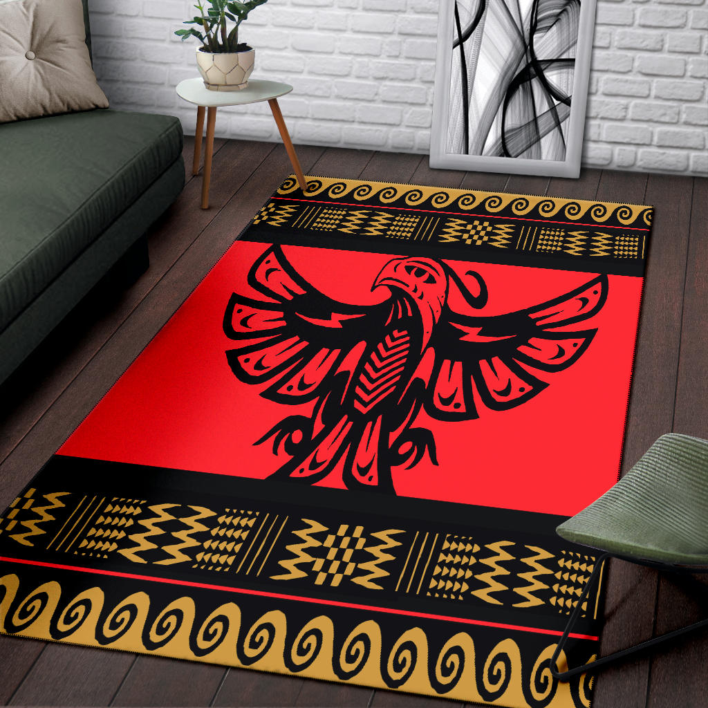 Red Phoenix Native American Area Rug LT10 - Wonder Print Shop