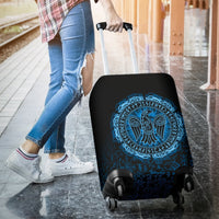 Viking Luggage Covers - Raven Celtic Cyan RLT12 - Wonder Print Shop