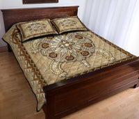 Turtle Tribe Native American Quilt Bed Set LT10 - Wonder Print Shop
