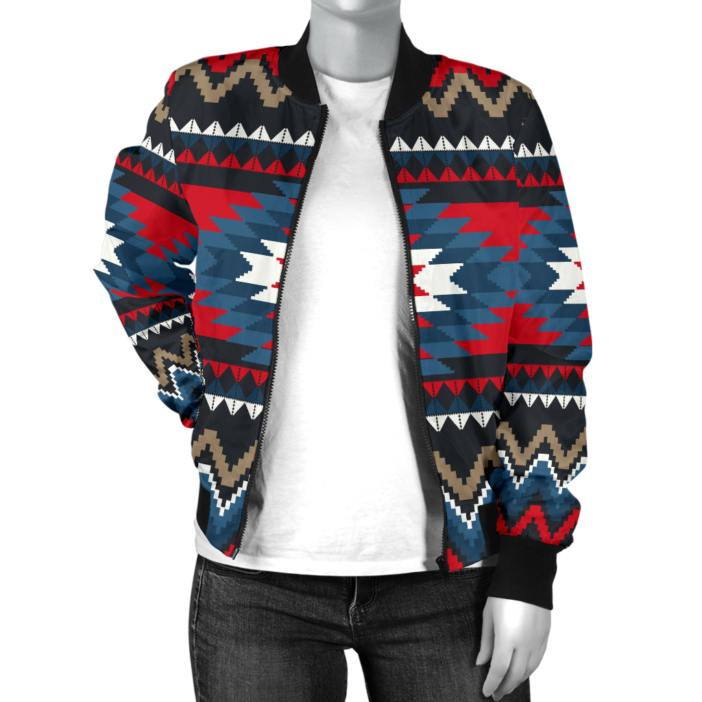 Ornamental Pattern Women's Bomber Jacket LT10 - Wonder Print Shop