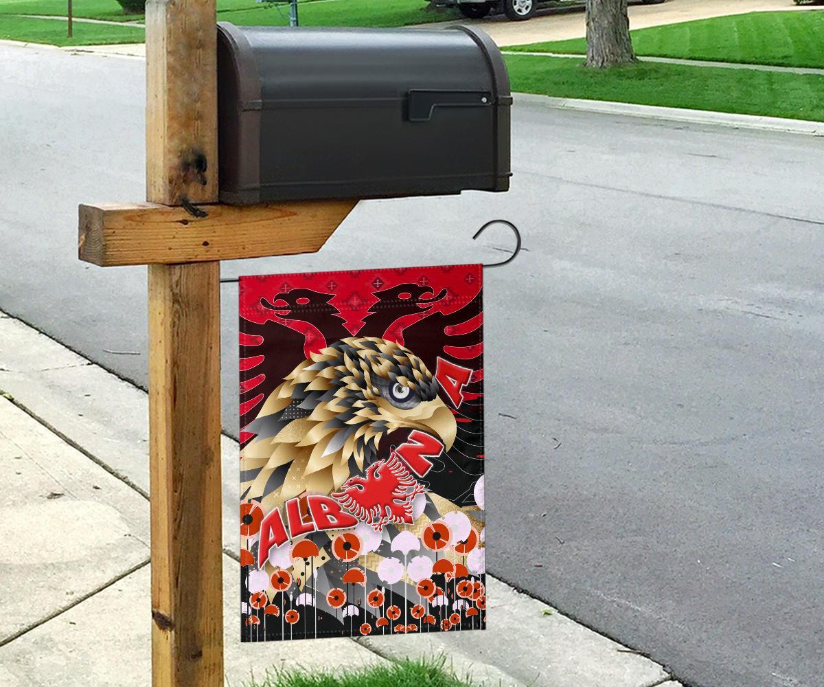 Albania Golden Eagle Flag - Happy Flag Day - Wonder Print Shop