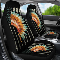 Headdress Flag Car Seat Covers LT10 - Wonder Print Shop