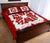 Hawaii Quilt Bed Set - Hawaiian Quilt Plumeria Medallion Red - Wonder Print Shop