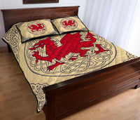 Wales Quilt Bed Set Welsh Dragon Quilt Bed 03 - Wonder Print Shop