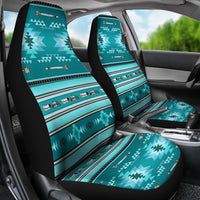 Blue Light Pattern Car Seat Cover LT10 - Wonder Print Shop