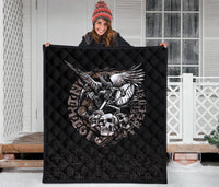Viking Warrior Tattoo Odin Premium Quilt RLT12 - Wonder Print Shop