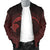 Viking Men's Bomber Jacket, Ethnic Odin Raven Red RLT12 - Wonder Print Shop