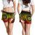 polynesian-hawaii-womens-shorts-humpback-whale-with-tropical-flowers-yellow
