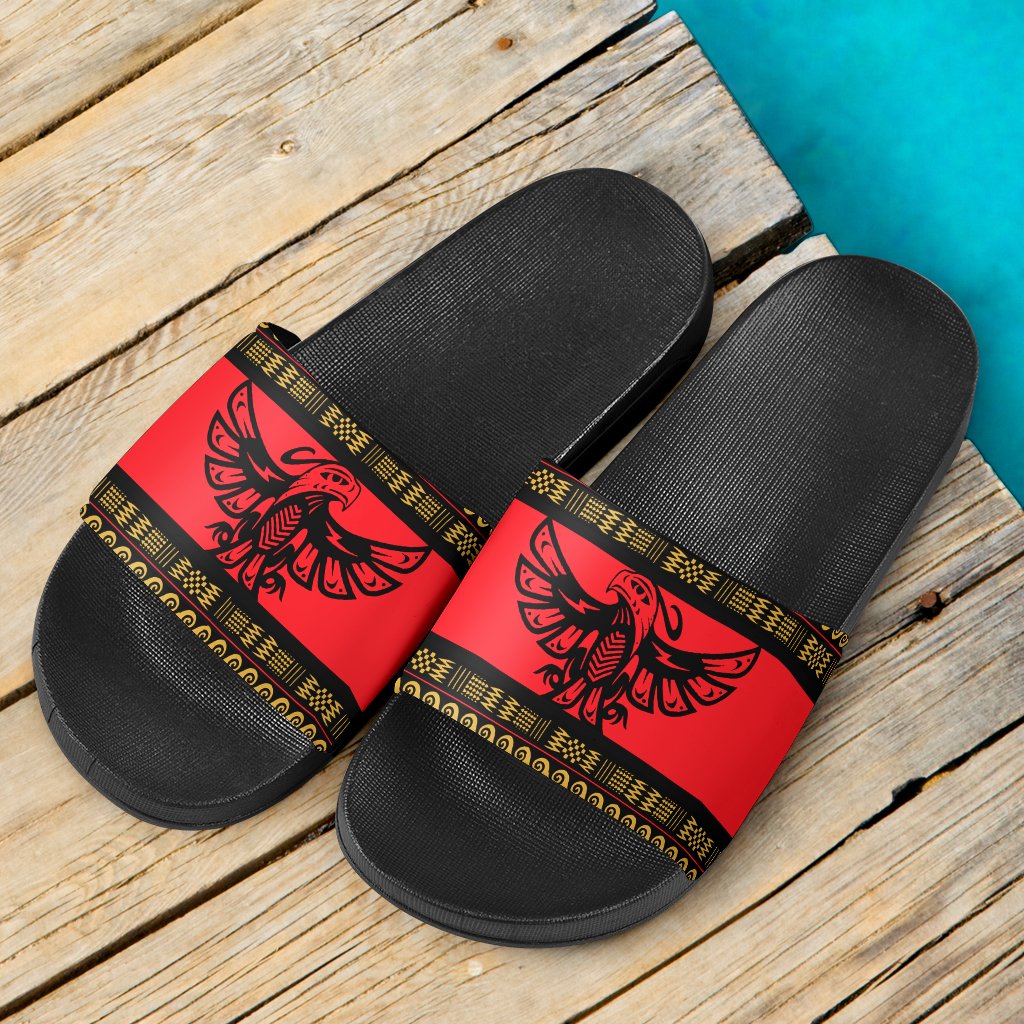red-thunderbird-pattern-native-american-slide-sandals