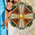Mandala White Green Native American Design Beach Blanket LT10 - Wonder Print Shop
