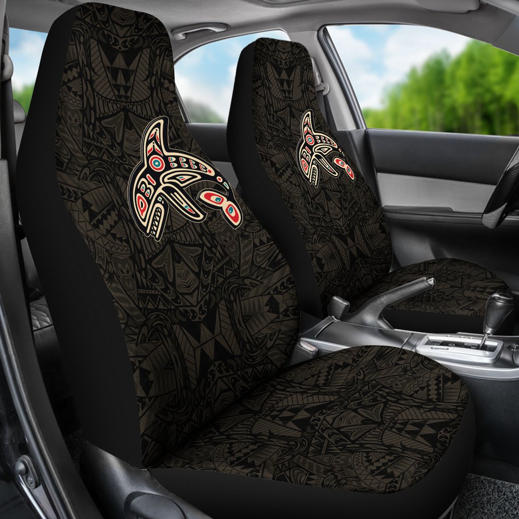 Canada Haida Killer Whale Haida Car Seat Covers - Wonder Print Shop