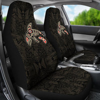 Canada Haida Killer Whale Haida Car Seat Covers - Wonder Print Shop