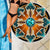 Mandala Blue Native American Design Beach Blanket LT10 - Wonder Print Shop
