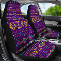 Light Purple Pattern Car Seat Covers LT10 - Wonder Print Shop