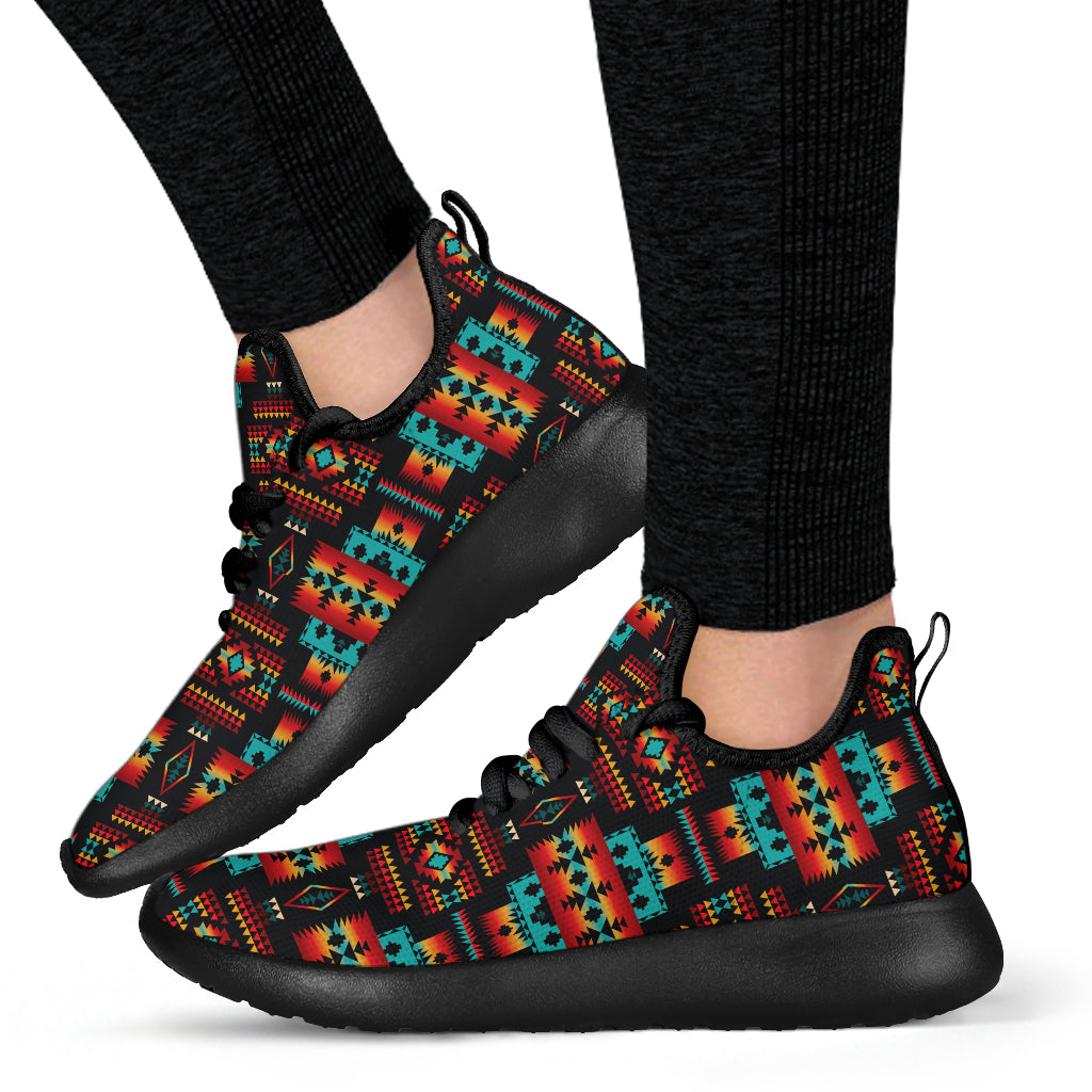 black-native-tribes-pattern-native-american-mesh-knit-sneakers