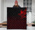Viking Premium Quilt - The Raven Of Odin Rune, Red RLT12 - Wonder Print Shop