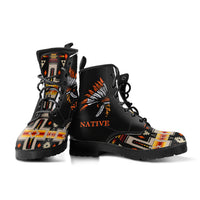 black-tribe-design-native-american-leather-boots