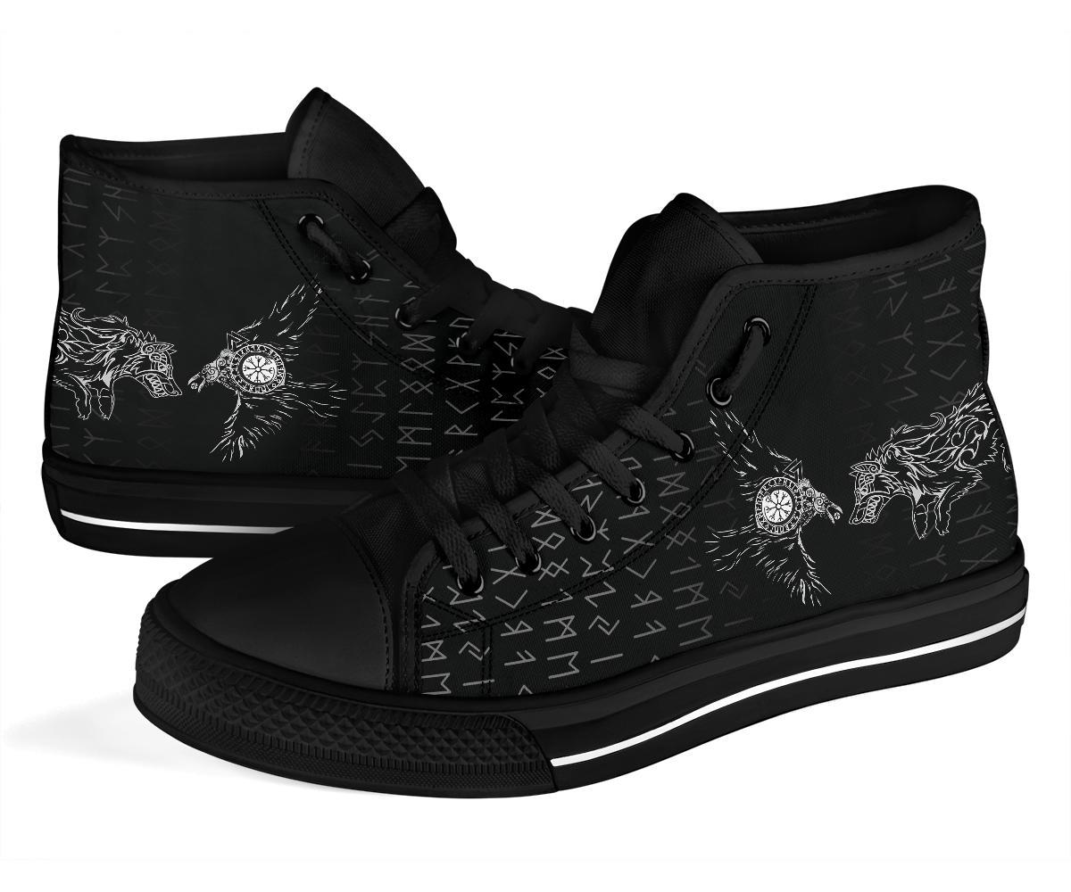 viking-high-top-shoes-raven-and-wolf-special-tattoo