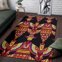 Indigenous Ornamental Pattern Area Rug LT10 - Wonder Print Shop