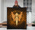 Viking Premium Quilt Gold Spear Of The God Odin - Gungnir and Two Gold Ravens RLT12 - Wonder Print Shop