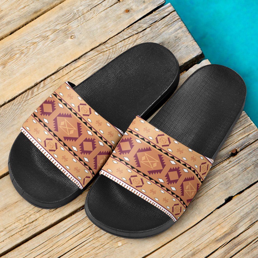 native-pink-pattern-native-american-slide-sandals