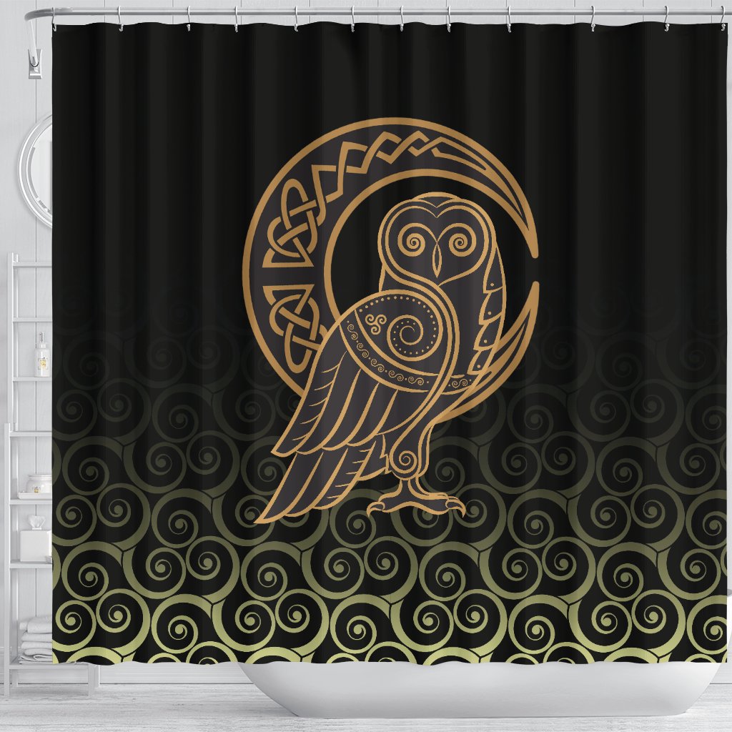 viking-shower-curtain-owl-celtic-on-triskels-background