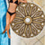 Mandala Grey Native American Design Beach Blanket LT10 - Wonder Print Shop