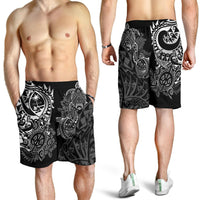 guam-polynesian-shorts-men-white-turtle-flowing