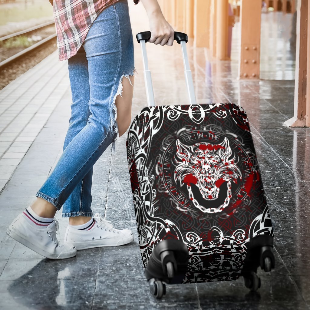 Viking Luggage Covers - Fenrir Viking Blood 3D RLT12 - Wonder Print Shop