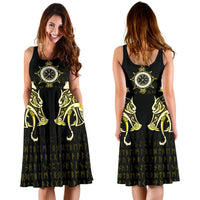 viking-womens-dress-fenrir-raven-and-vegvisir-tattoo-yellow