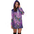 Purple Galaxy Dreamcatcher Native American Hoodie Dress LT10 - Wonder Print Shop