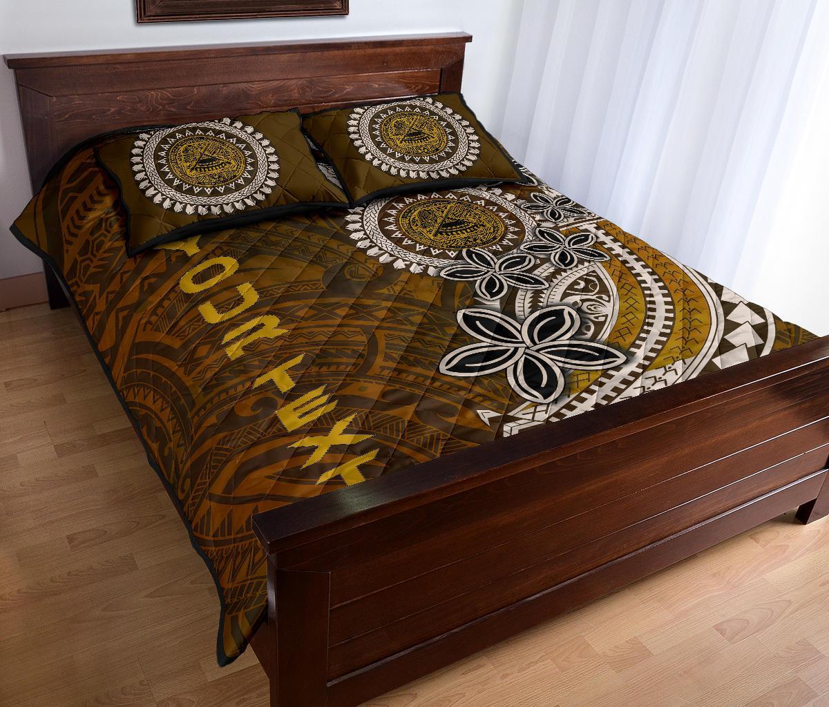 american-samoa-custom-personalised-quilt-bed-sets-polynesian-boar-tusk