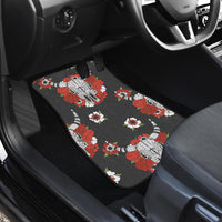Bison Red Rose Native American Front Car Mats (Set Of 2) LT10 - Wonder Print Shop