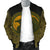 Viking Men's Bomber Jacket, Ethnic Odin Raven Gold RLT12 - Wonder Print Shop