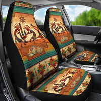 Kokopelli Totems Native American Car Seat Covers LT10 - Wonder Print Shop