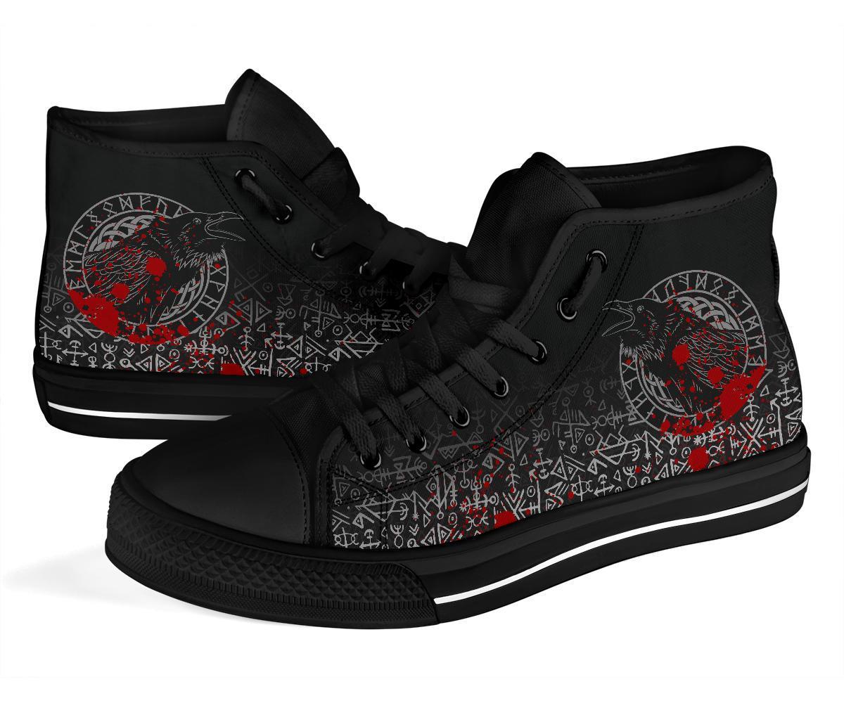 viking-high-top-shoes-odin-raven-rune-futhark-blood