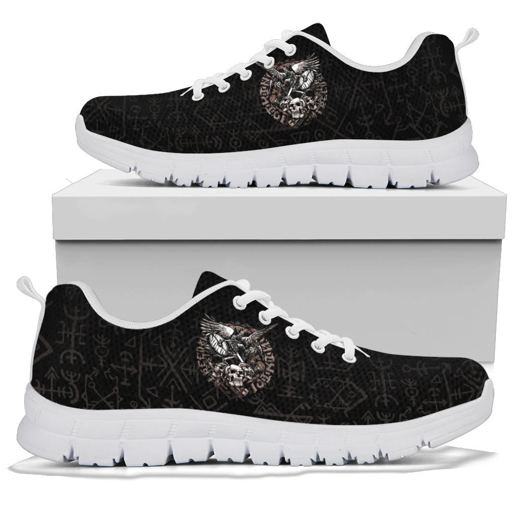 Viking Warrior Tattoo Odin Sneakers RLT12 - Wonder Print Shop