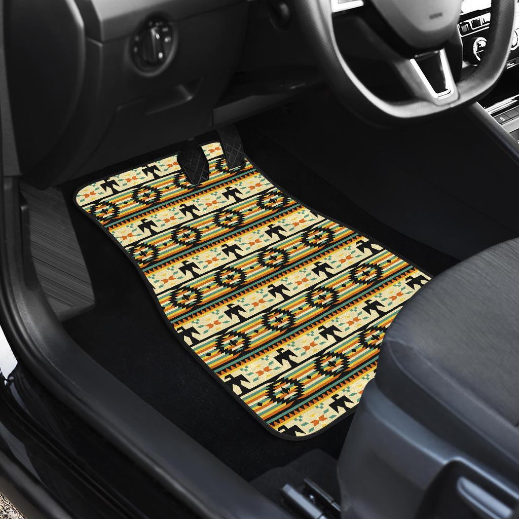Thunderbird Pattern Native American Front Car Mats Set Of 2 LT10 - Wonder Print Shop