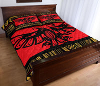 Thunderbird Red Pattern Native American Quilt Bed Set LT10 - Wonder Print Shop