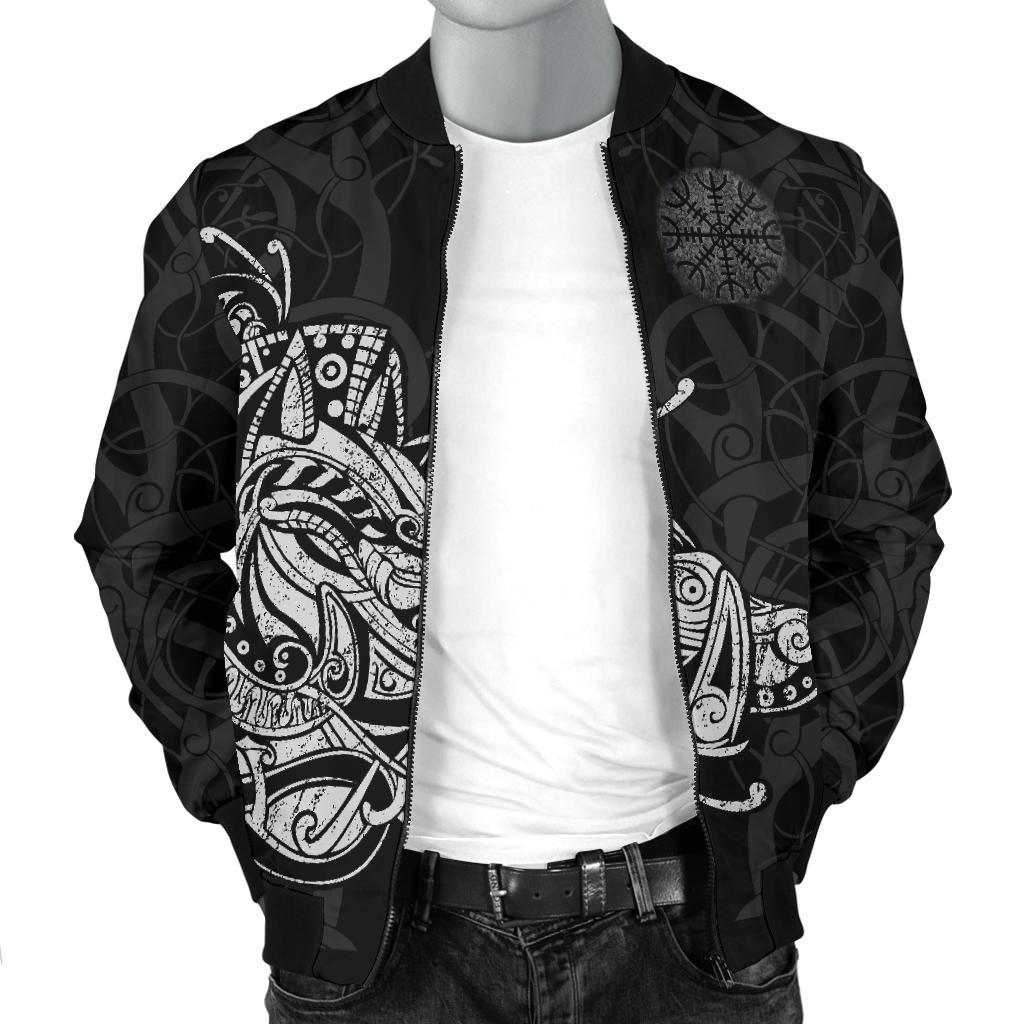 Viking Boar Men's Bomber Jacket RLT12 - Wonder Print Shop